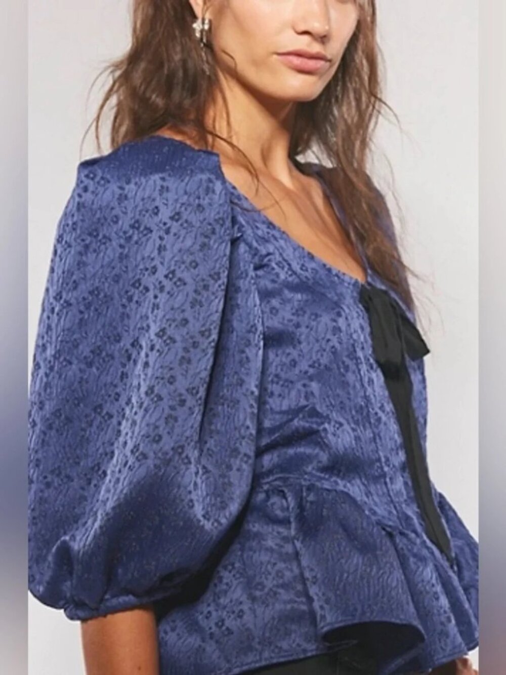 NWOT Free People Pamela Blouse - Picture 3 of 6